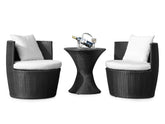 BORACAY Rattan Outdoor Sofa Set 3PCS